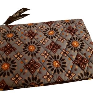 Vera Bradley quilted cosmetic pouch